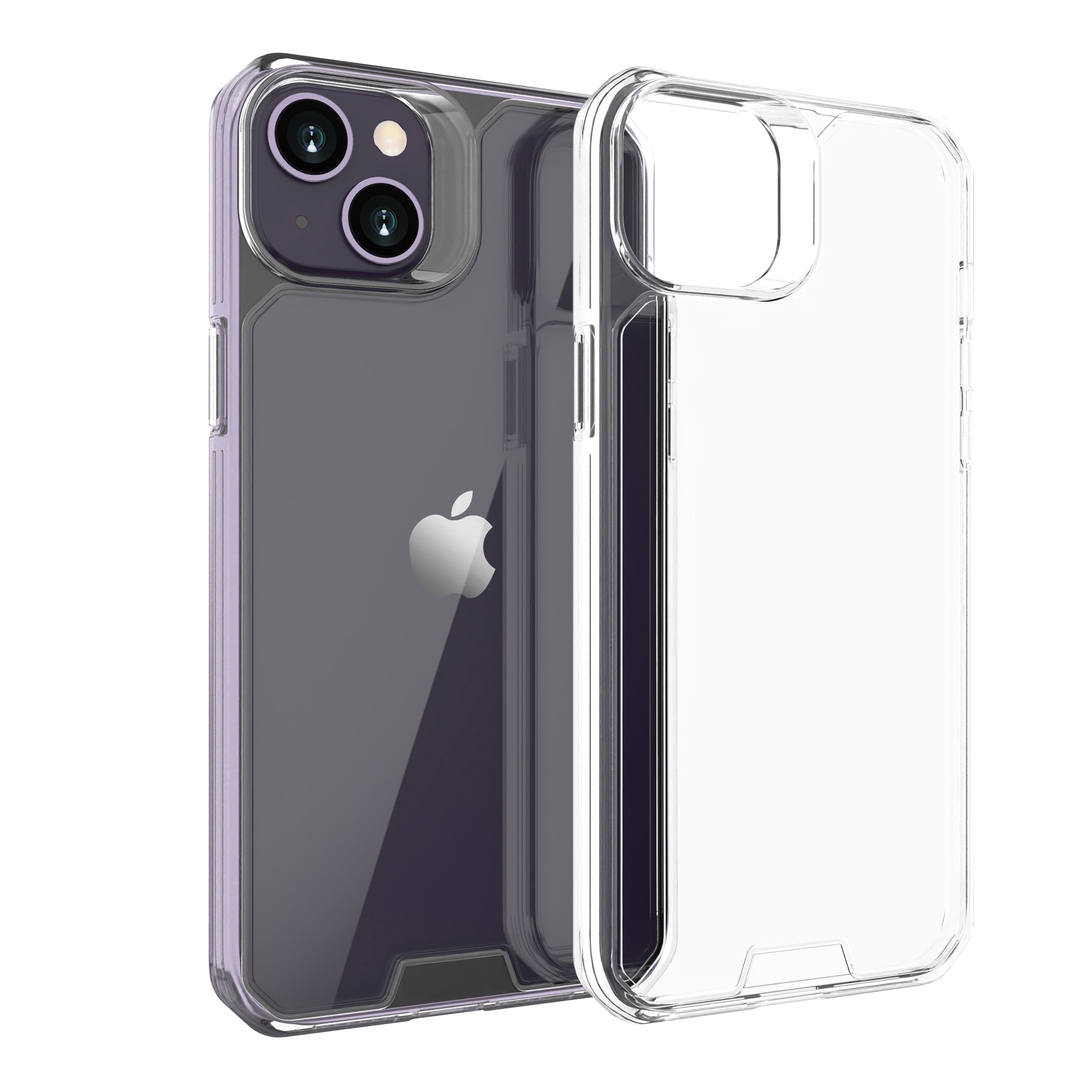 Funda Muvit Shockproof 2m Para Apple Iphone 14 Plus Transparente