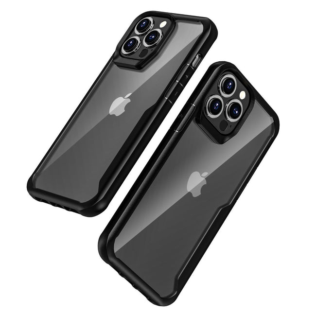 Funda Muvit Shockproof 2m Para Apple Iphone 13 Pro Transparente - Negra Main Image
