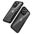 Funda Muvit Shockproof 2m Para Apple Iphone 13 Pro Max Transparente - Negra