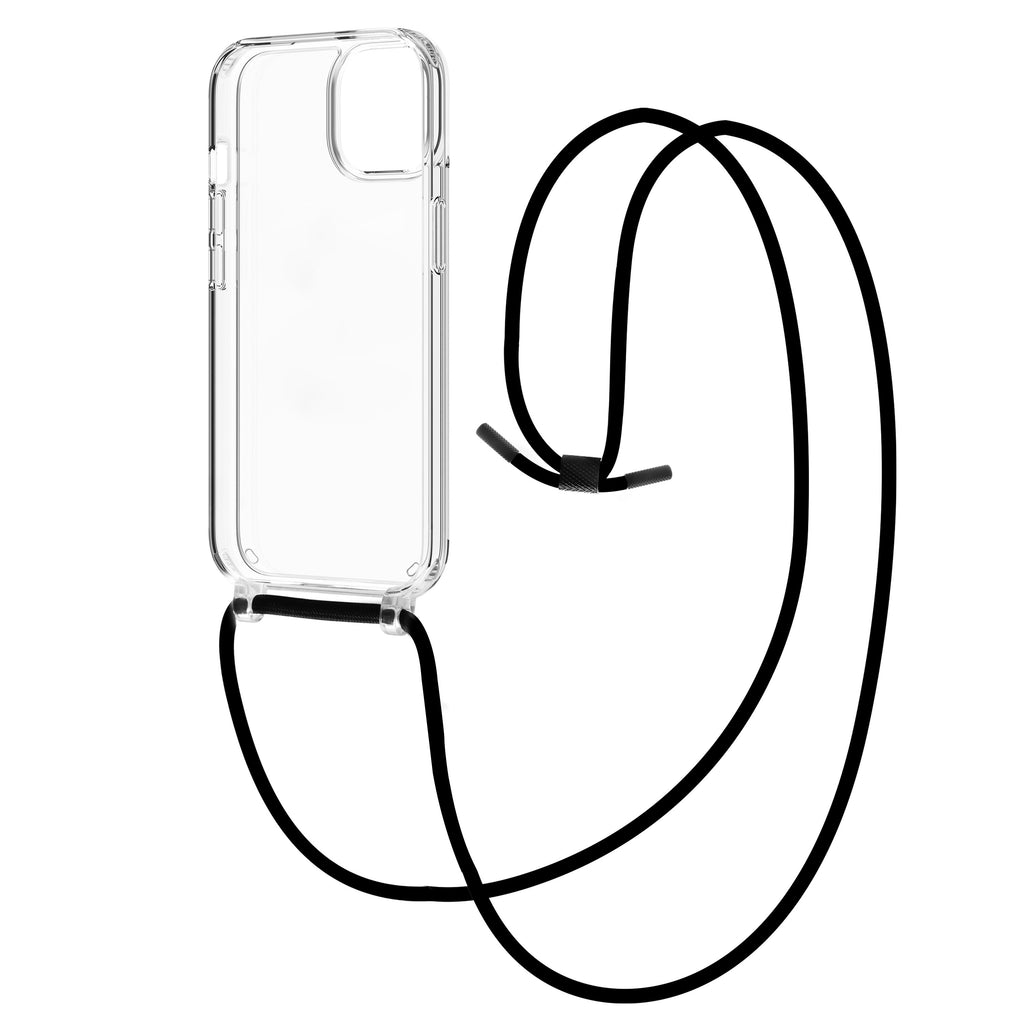 Funda Muvit Recycletek Para Apple Iphone 15 Transparente + Colgante Negro