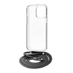 Funda Muvit Recycletek Para Apple Iphone 15 Pro Max Transparente + Colgante Negro