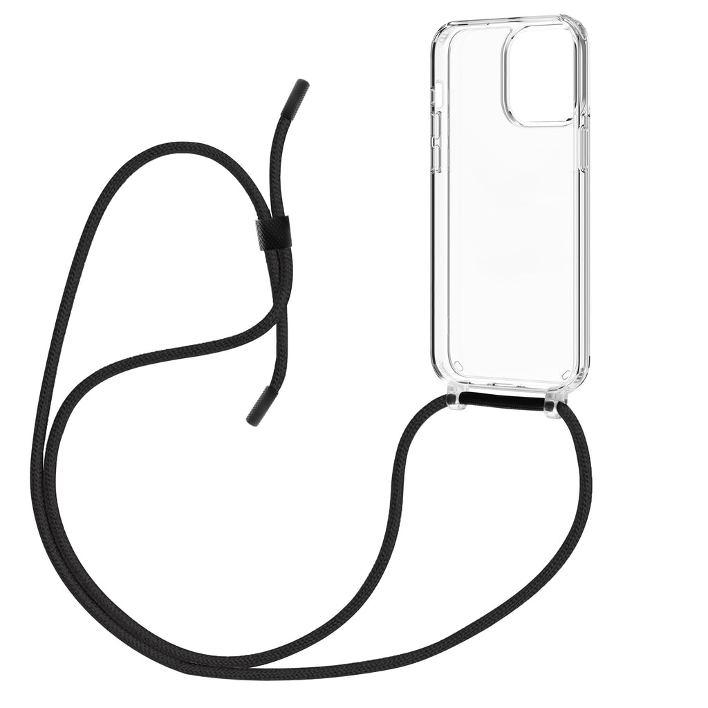 Funda Muvit Recycletek Para Apple Iphone 15 Pro Max Transparente + Colgante Negro