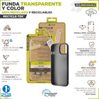Funda Muvit Recycletek Para Apple Iphone 15 Transparente