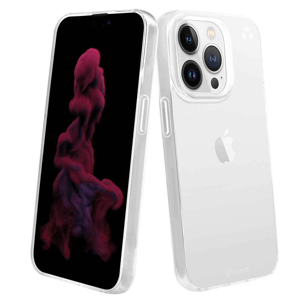 Funda Muvit Recycletek Para Apple Iphone 14 Pro Transparente