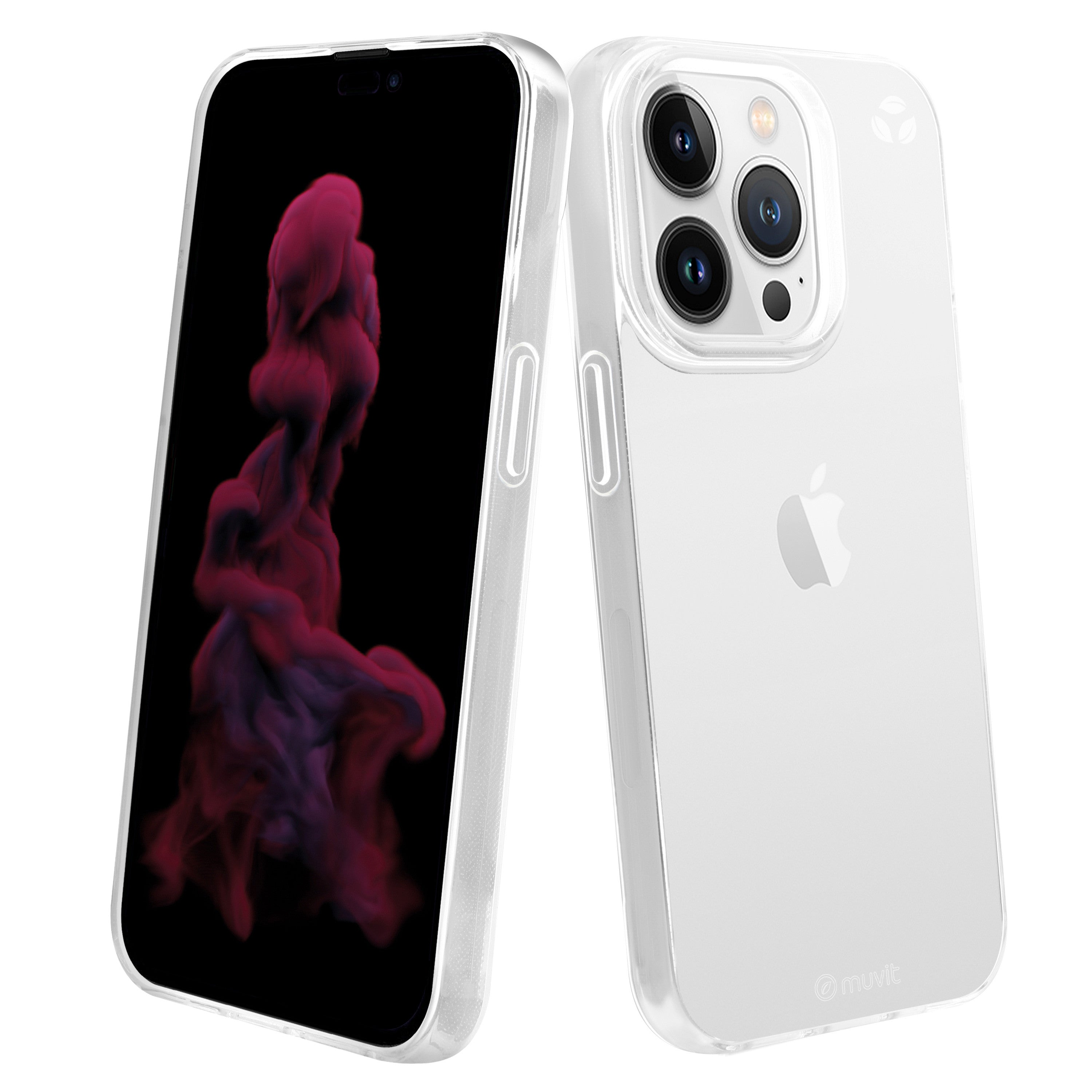 Funda Muvit Recycletek Para Apple Iphone 14 Pro Transparente