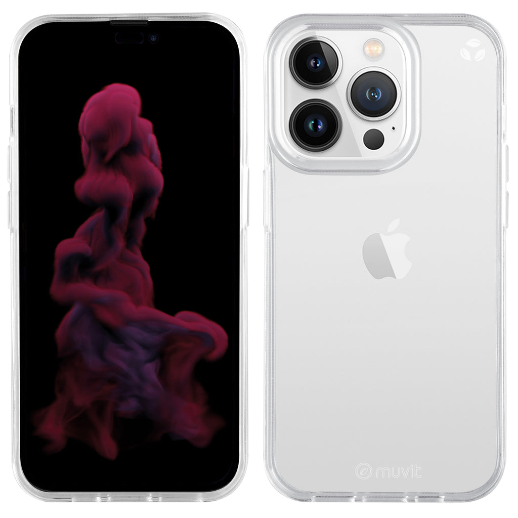 Funda Muvit Recycletek Para Apple Iphone 14 Pro Transparente
