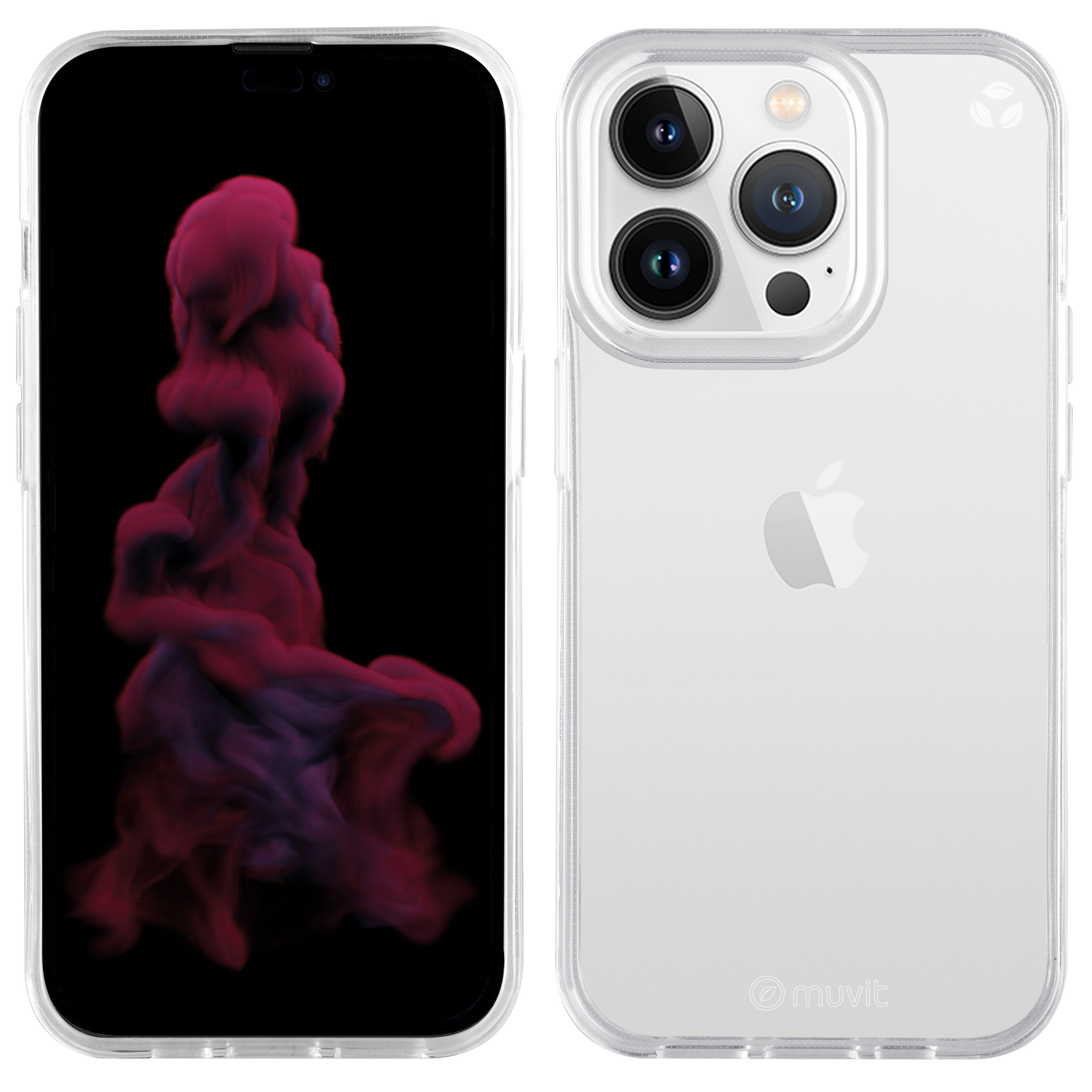 Funda Muvit Recycletek Para Apple Iphone 14 Pro Transparente