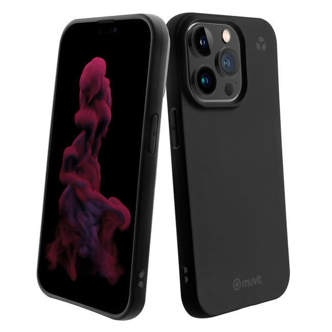 Funda Muvit Recycletek Para Apple Iphone 14 Pro Negra Main Image