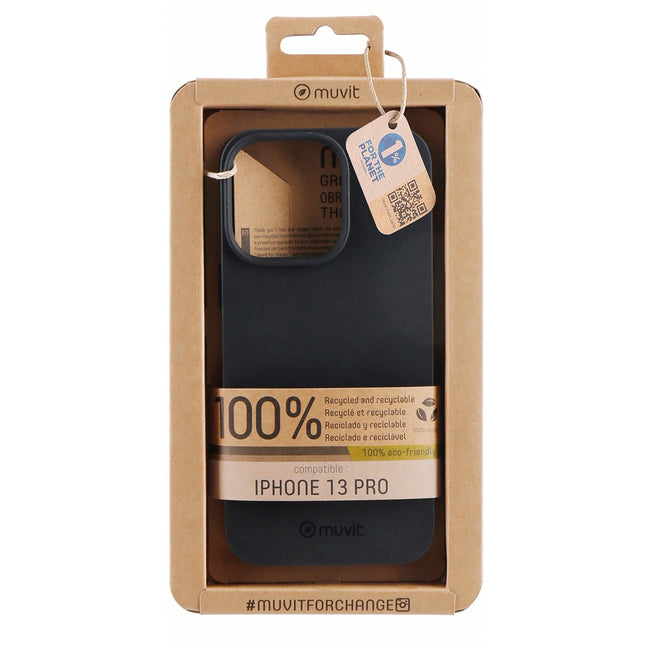 Funda Muvit Recycletek Para Apple Iphone 13 Pro Negra Hover Image