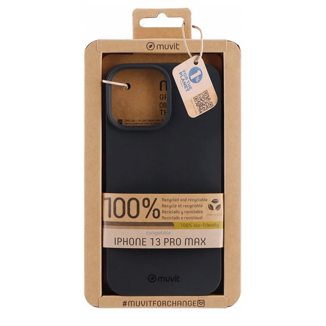 Funda Muvit Recycletek Para Apple Iphone 13 Pro Max Negra Hover Image