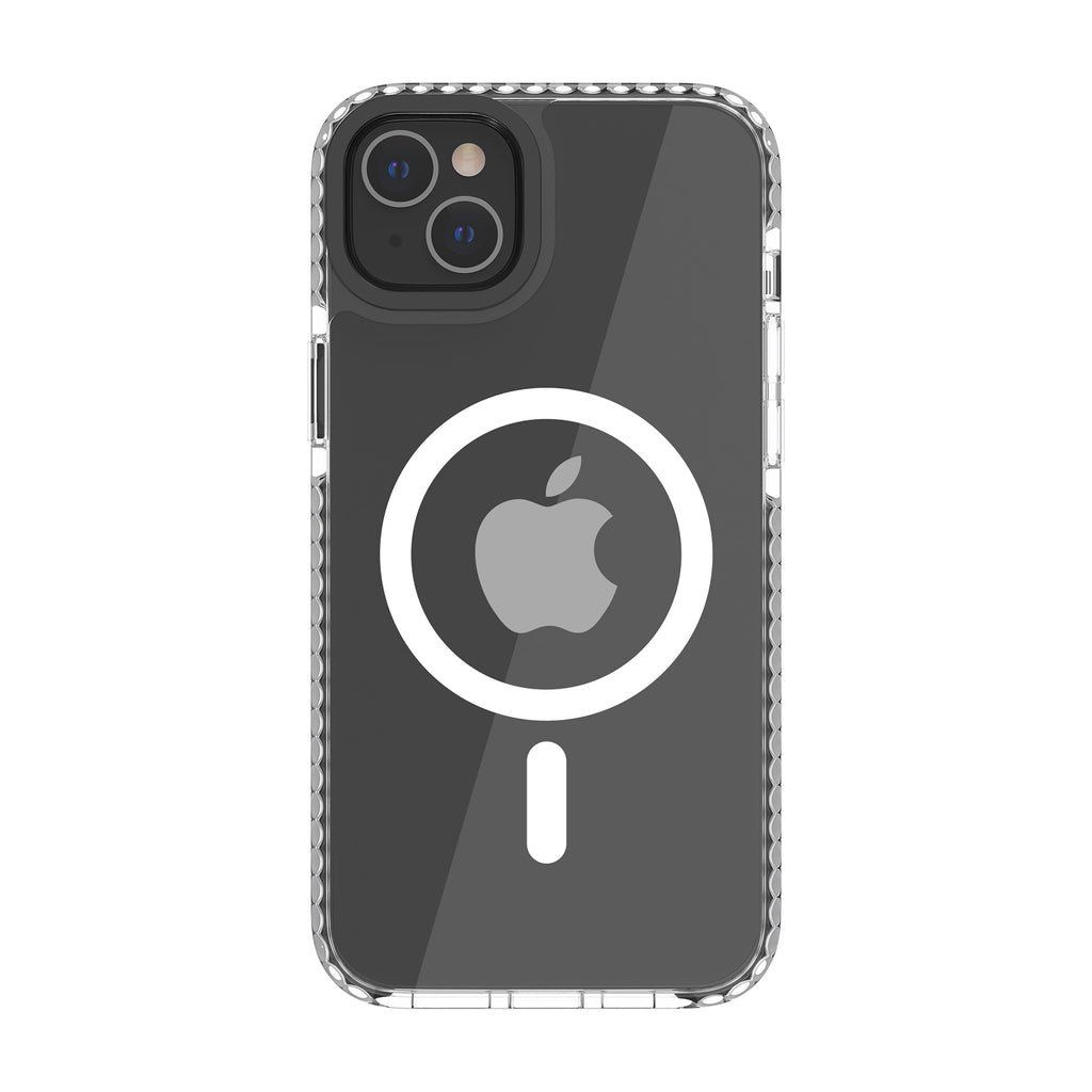 Funda Muvit Recycletek Magsafe Shockproof 3m Para Apple Iphone 14 Plus Transparente - Negra