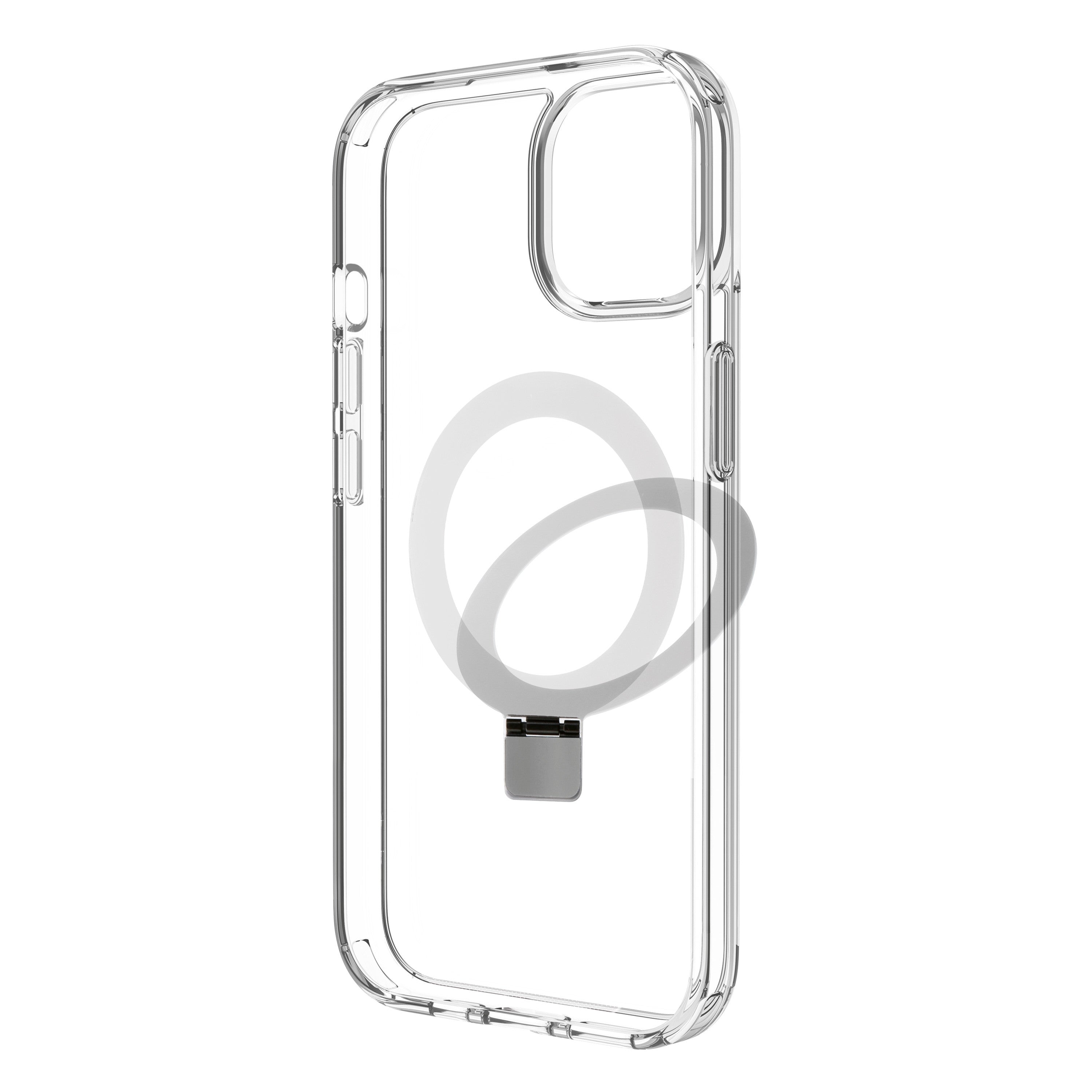 Funda Muvit Recycletek Magsafe + Soporte Para Iphone 15 Transparente
