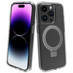 Funda Muvit Recycletek Magsafe + Soporte Para Iphone 15 Pro Max Transparente
