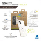 Funda Muvit Recycletek Magsafe Para Apple Iphone 14 Pro Max Transparente