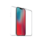 Funda Muvit Para Iphone 12 - 12 Pro + Protector Pantalla Vidrio Templado Plano Marco Negro