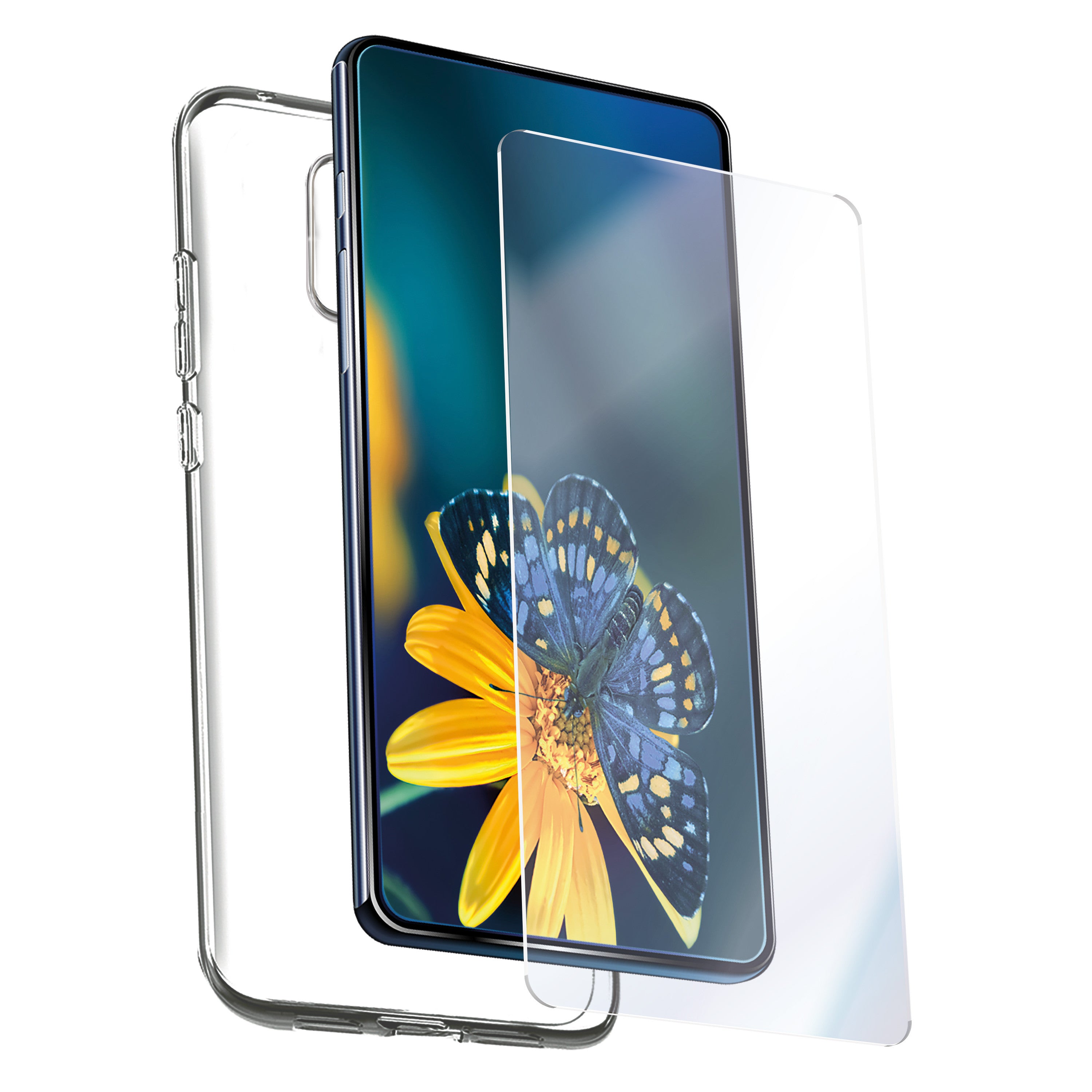 Funda Muvit Para Samsung Galaxy A14 4g - 5g + Protector De Pantalla Vidrio Templado Plano