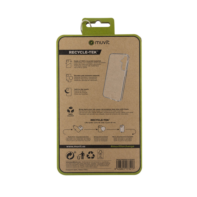 Funda Muvit Recycletek Para Samsung Galaxy A35 5g Transparente Main Image