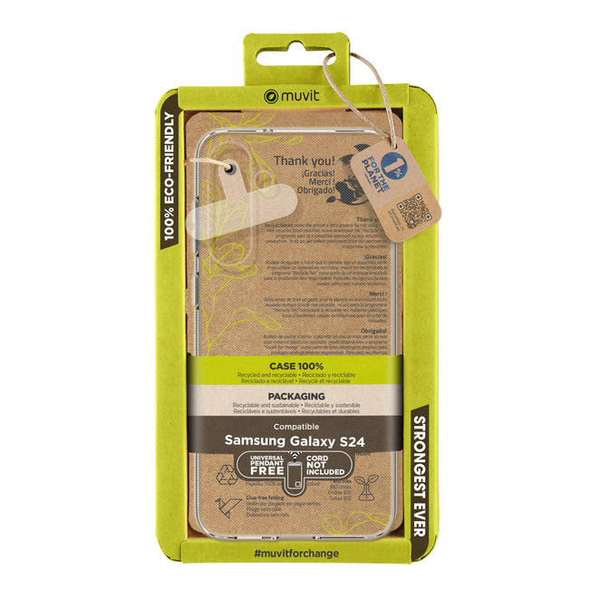 Funda Muvit Recycletek Para Samsung Galaxy S24 Transparente Hover Image
