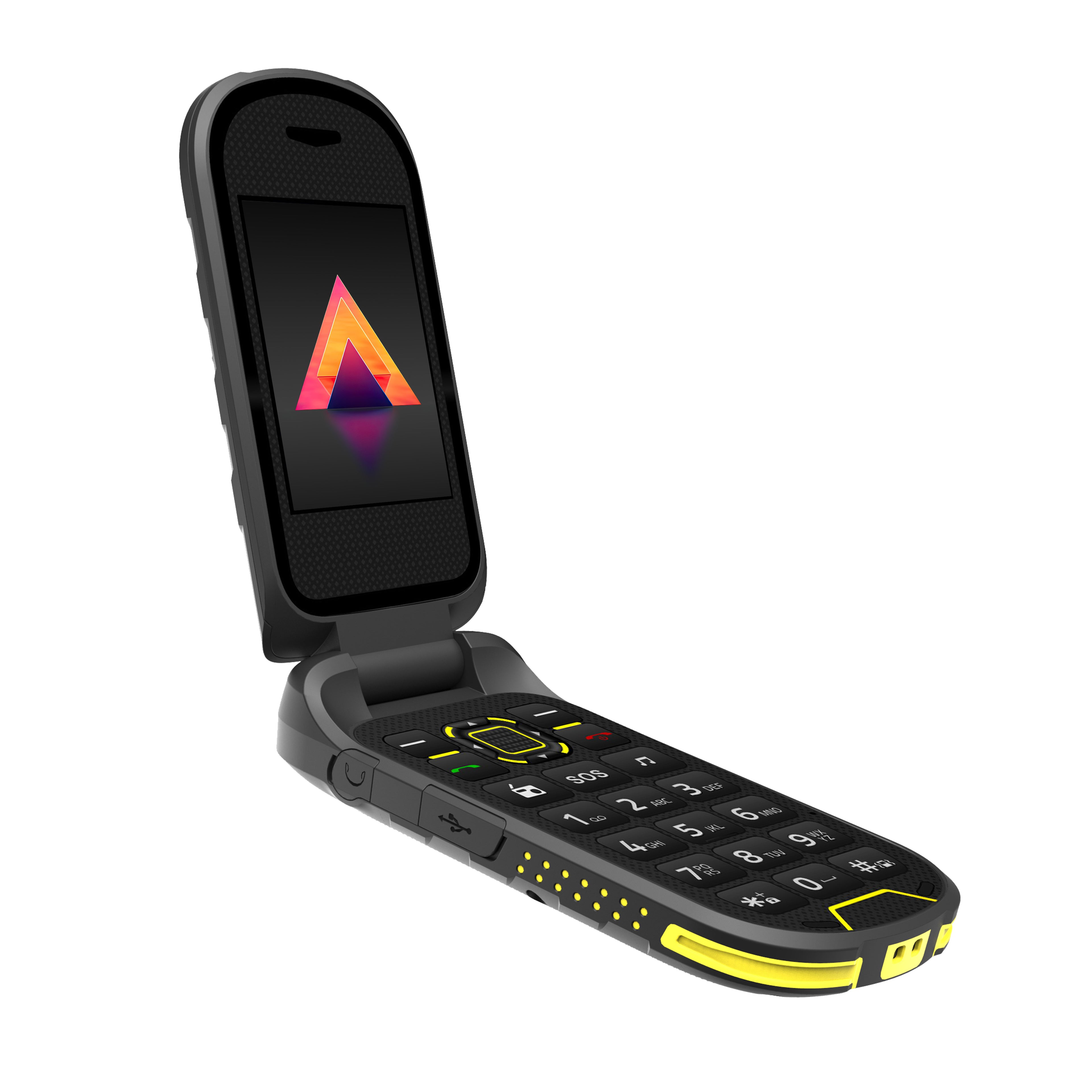 Telefono Movil Hammer Bow 2.4 Pulgadas 48mb Black