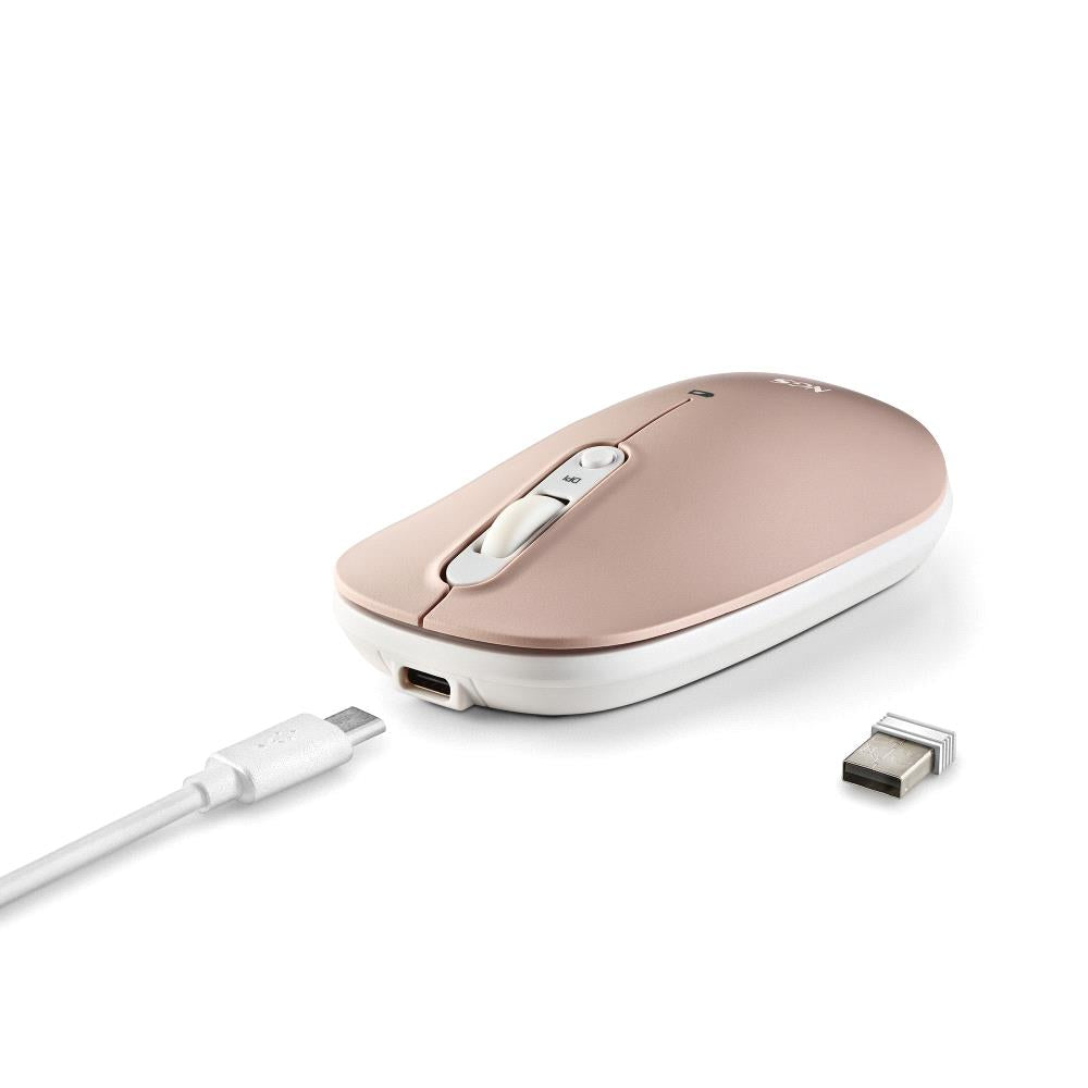 Raton Inalambrico Recargable Ngs Shell Rb