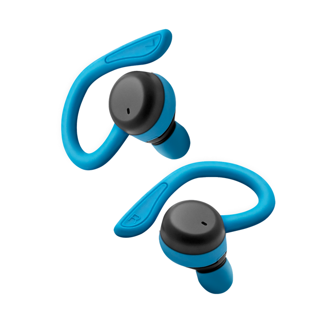 Auriculares Deportivos Phoenix Spartan Bluetooth 5.3 Manos Libres Accesorios Intercambiables Detalles En Azul Main Image