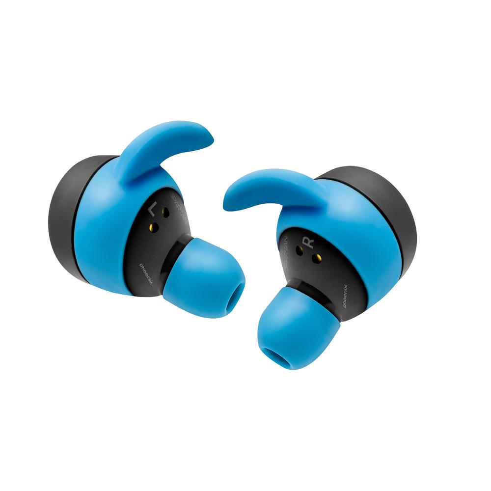Auriculares Deportivos Phoenix Spartan Bluetooth 5.3 Manos Libres Accesorios Intercambiables Detalles En Azul