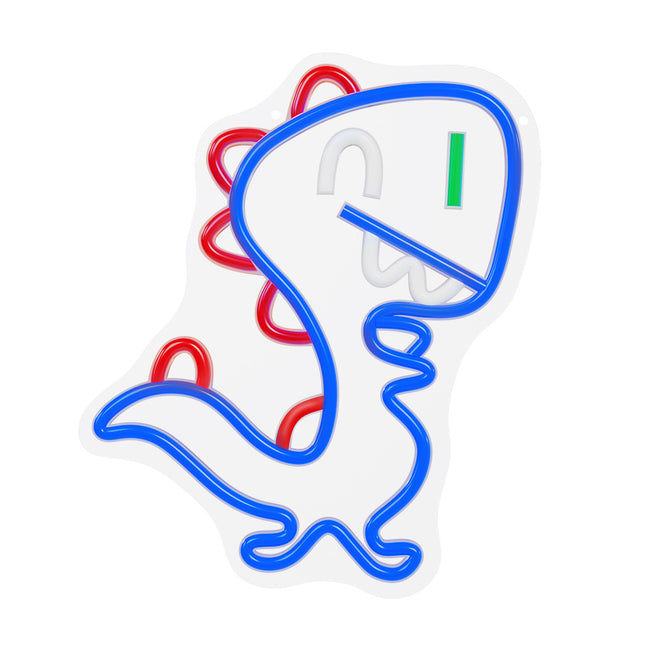Lampara Forever Neon Led Jurassic Baby Dino Blue Hover Image
