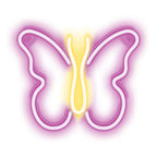Lampara Forever Neon Led Butterfly Pink