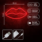 Lampara Forever Neon Led Lips Red