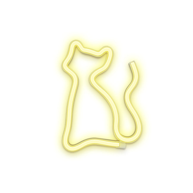 Lampara Forever Neon Led Light Cat Warm White Bat+usb Hover Image