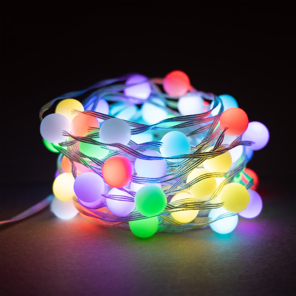 Guirnalda Luces Muvit Io Wifi Dreamcolor Mini Globo Rgb 10m