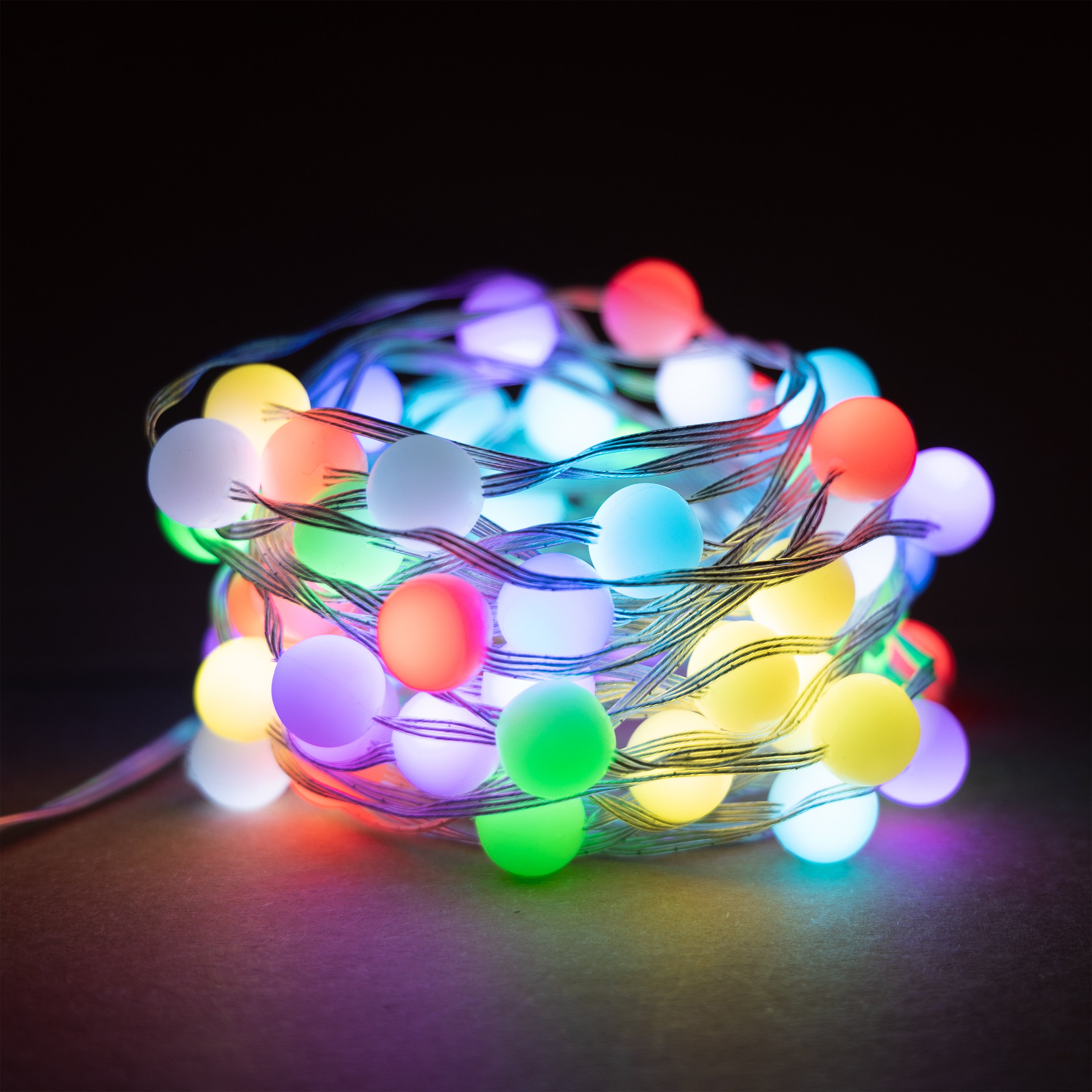 Guirnalda Luces Muvit Io Wifi Dreamcolor Mini Globo Rgb 10m