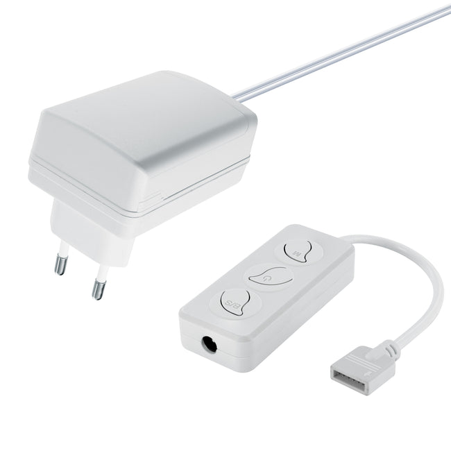 Kit Muvit Io Controlador Wifi + Transformador Para Tiras Led Hover Image