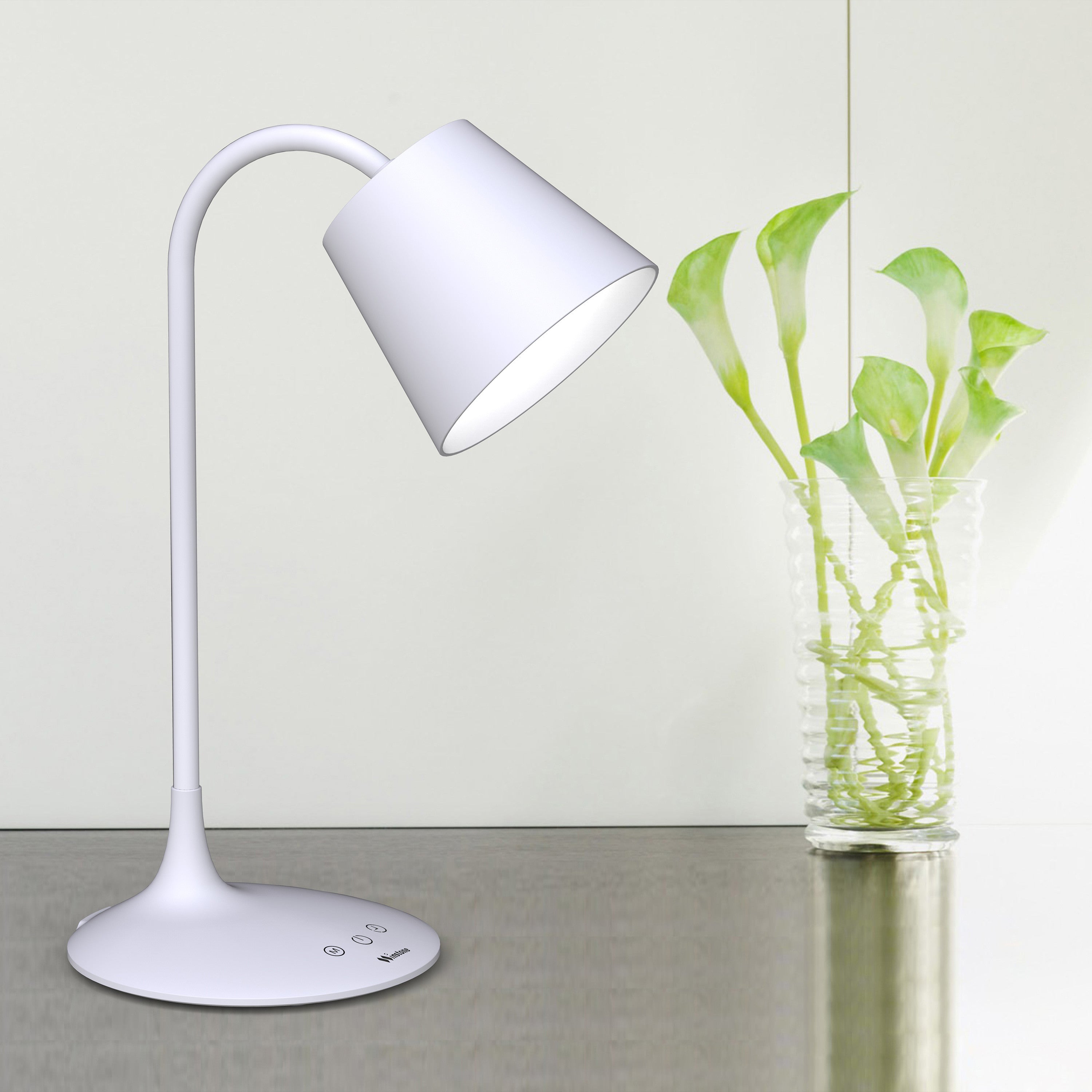Lampara Sobremesa Muvit Io Wifi Blancos