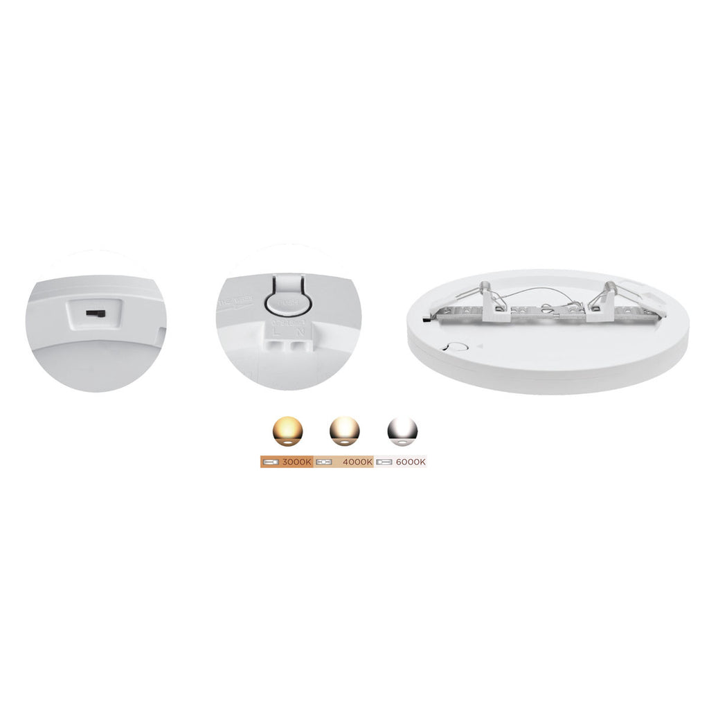 Lampara Techo Muvit Io Wifi 30w Blanco