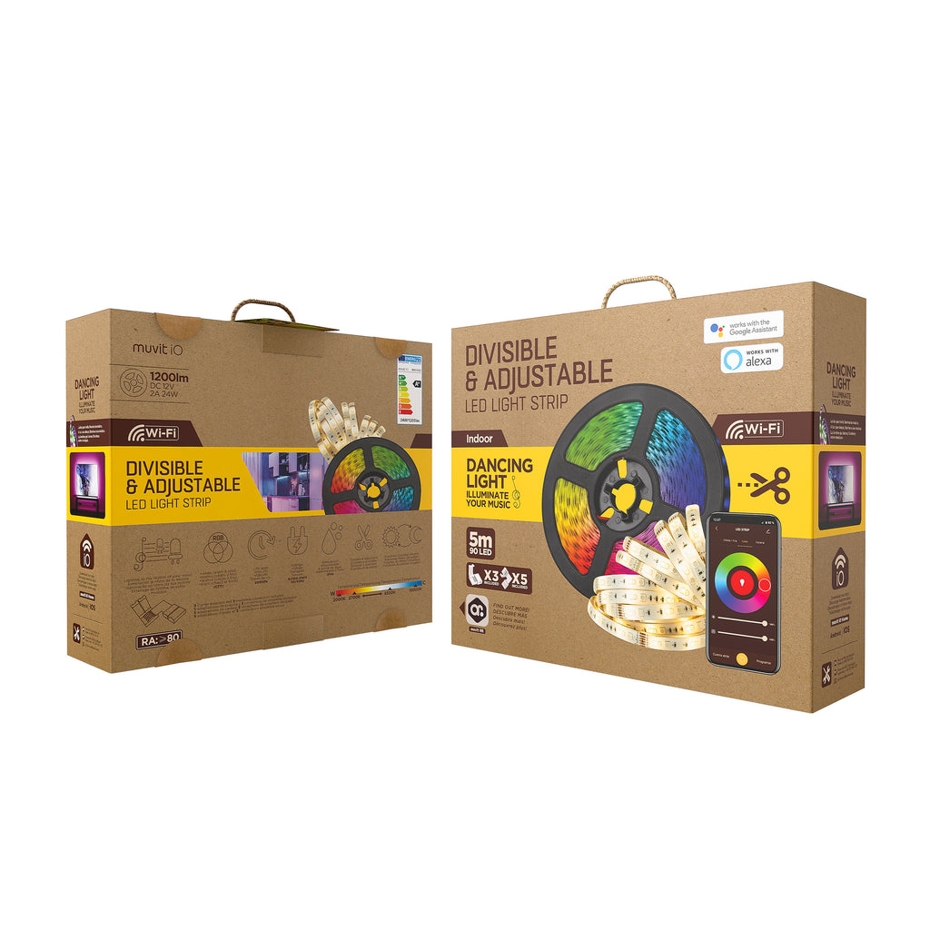 Tira Led Muvit Io Wifi Rgb+cct 5m