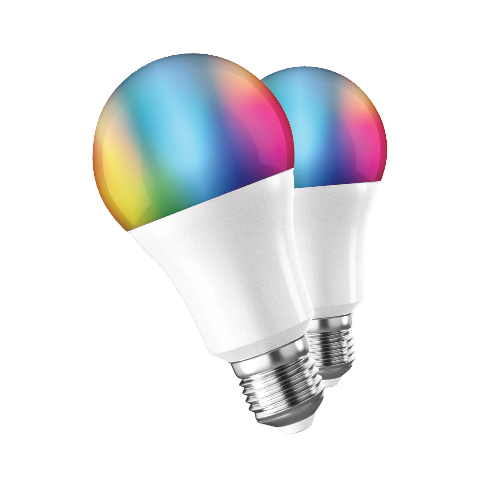 Bombilla muvit io a60 e27 9w rgb pack 2 unidades - Bombilla Inteligente
