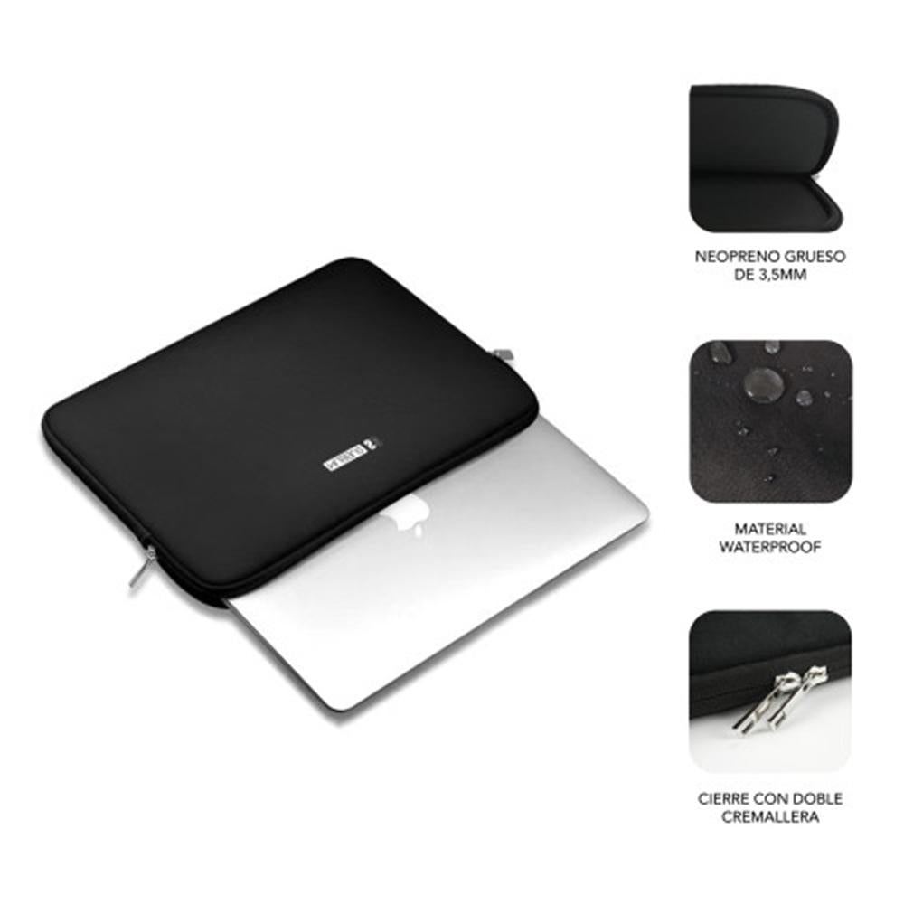 Funda Subblim Business Laptop Sleeve Neoprene V2 Para Portatil 15.6 Pulgadas Negro