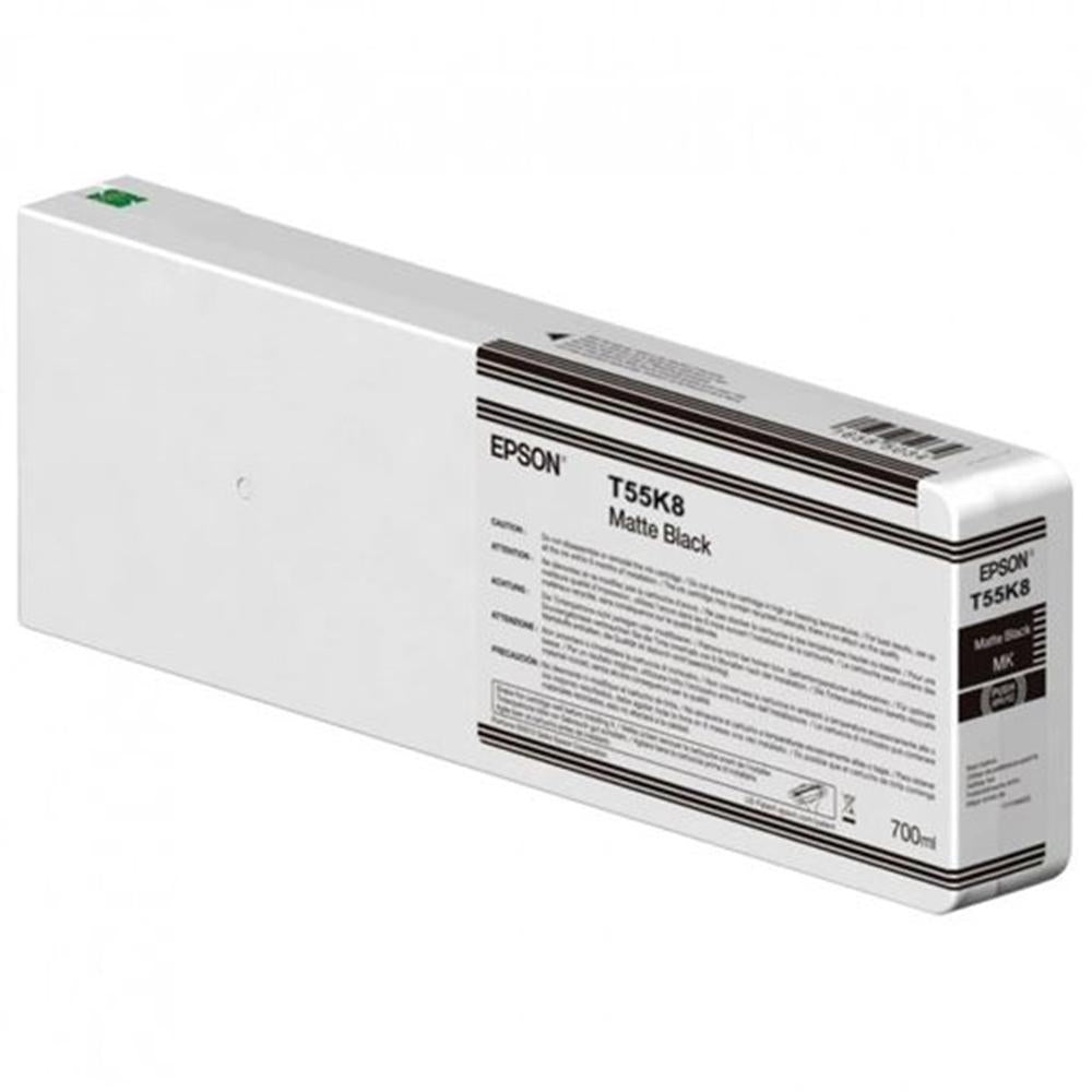 Cartucho Tinta Epson T55k800 Ultrachrome Hdx - Hd Matte Black 700ml