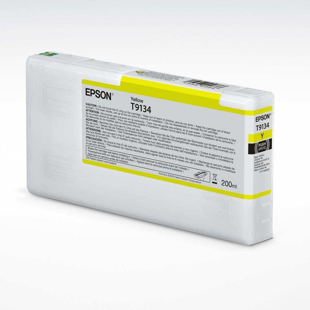 Cartucho Tinta Epson T9134 Yellow 200ml