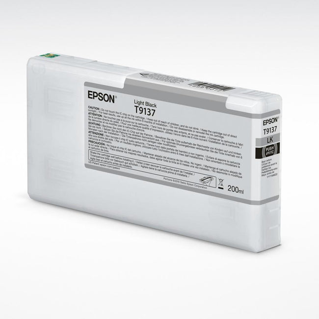 Cartucho Tinta Epson T9137 Light Black 200ml Hover Image