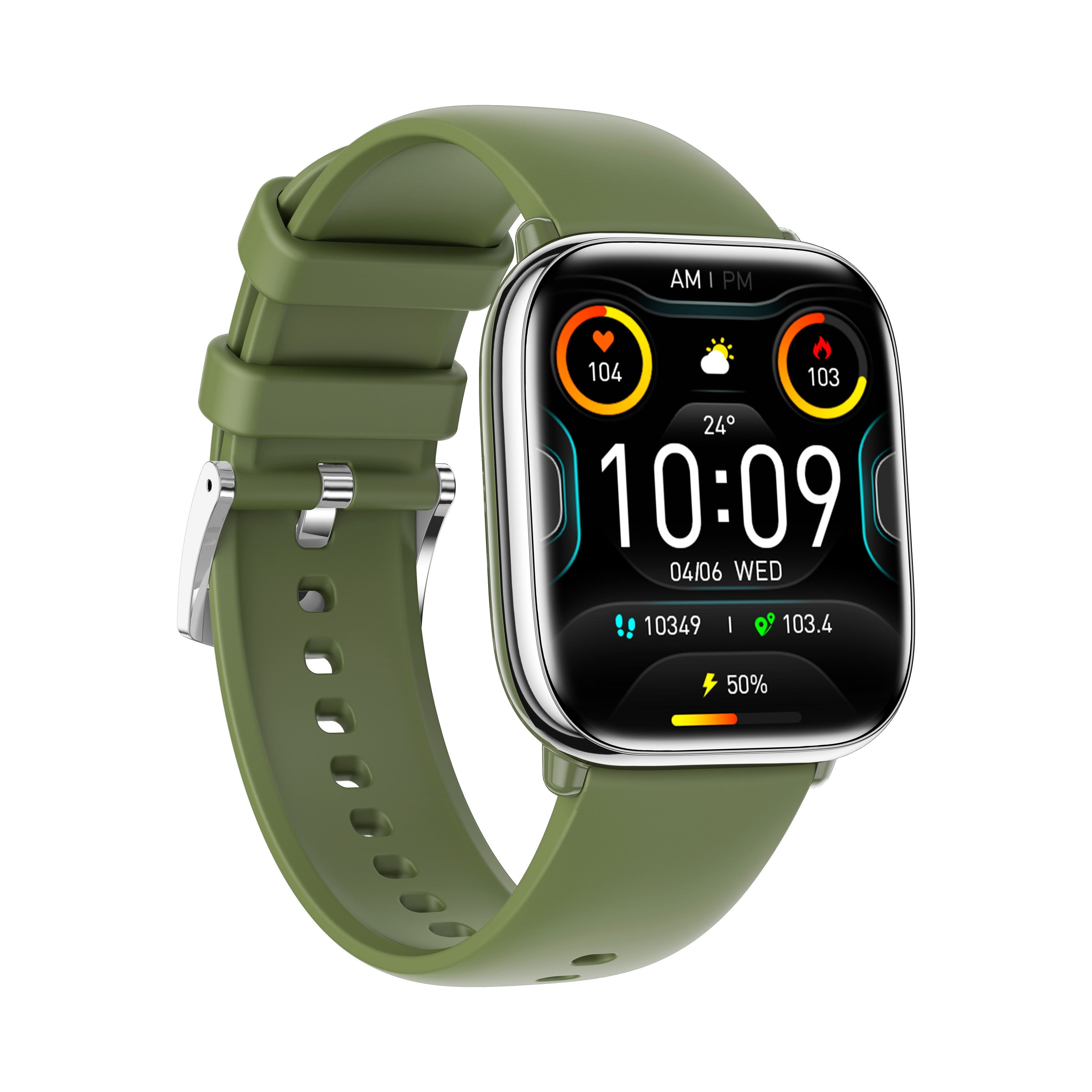 Reloj Smartwatch Myphone Pastel Silver Green