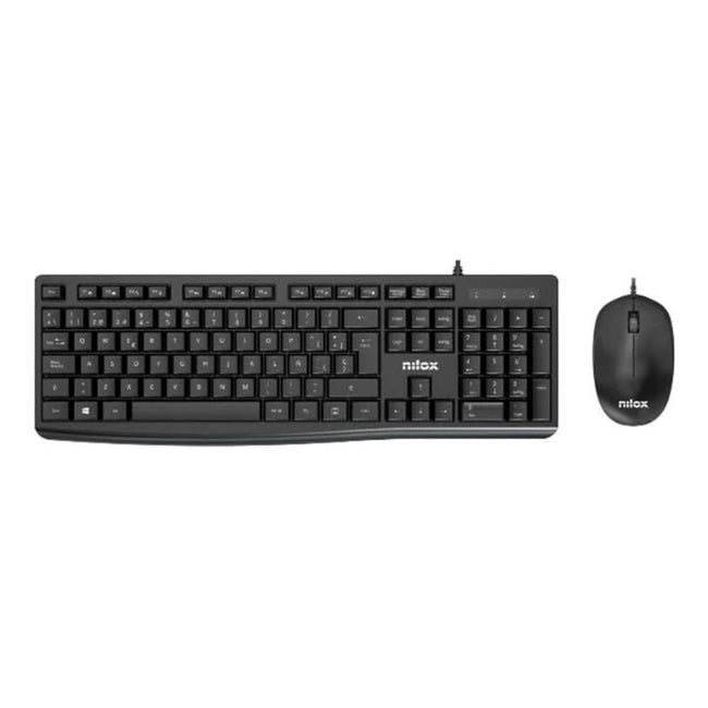 Teclado + Raton Nilox Nxkme0012 Negro Hover Image