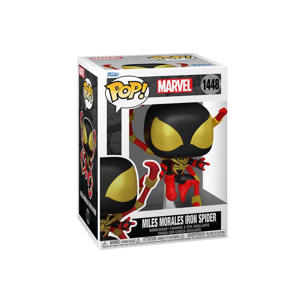 Funko Pop Marvel Spider - Man Comics Miles Morales Iron Spider W - Chase Aleatorio