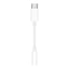 Cable Usb Tipo C A Jack 3.5mm Apple Macho - Hembra Blanco