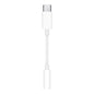 Cable Usb Tipo C A Jack 3.5mm Apple Macho - Hembra Blanco