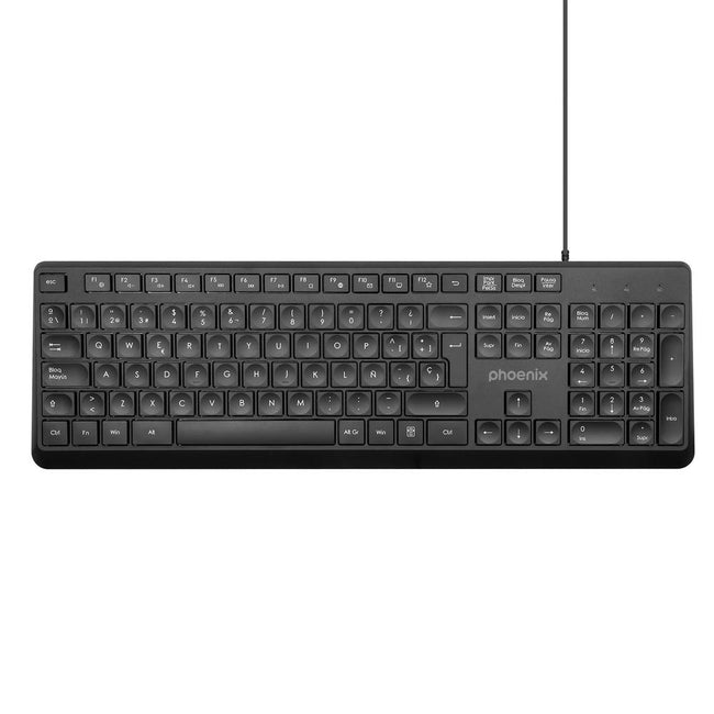Phoenix Combo Teclado Multimedia + Ratón Con Cable Usb 1200dpi Main Image