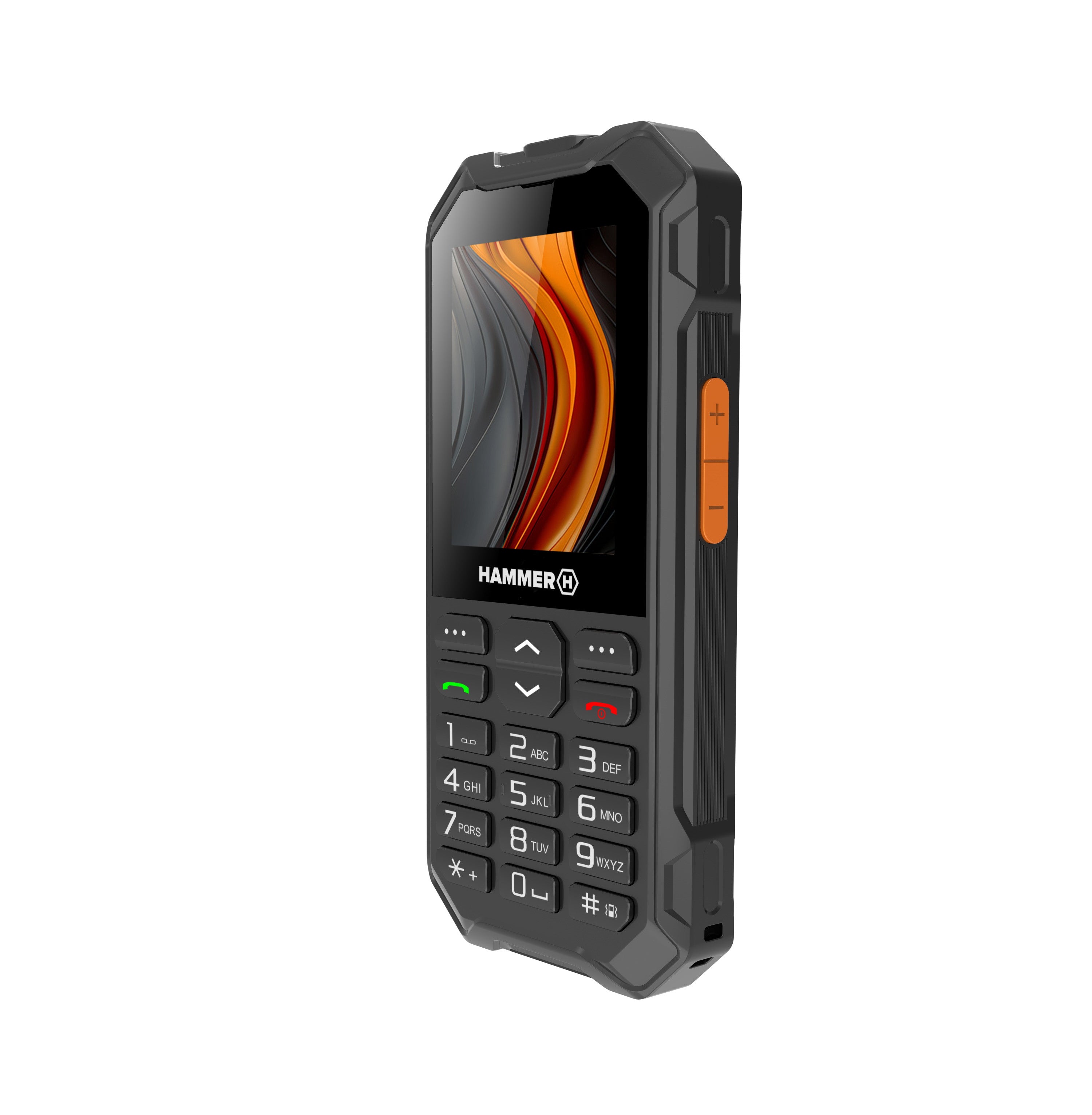 Telefono Movil Rugerizado Hammer 6 2.4 Pulgadas - 4g - Negro