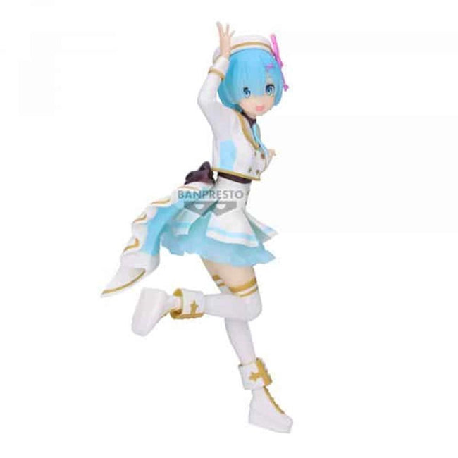 Figura Banpresto Re: Zero Starting Life In Another World Espresto Stage Costumes Rem 22cm Hover Image
