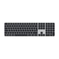 Teclado Apple Magic Keyboard Inalambrico Touch Id + Numerico Teclas Negras